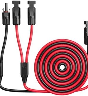 bateria power 21ft 10awg extension cable with y-branch connectors