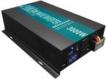 wzrelb 3000w pure sine wave solar power inverter with led display