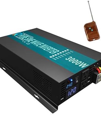 wzrelb 3000w pure sine wave solar power inverter with remote control