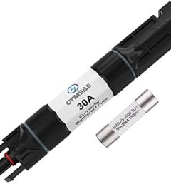 oymsae 30a solar fuse holder with male and female connector