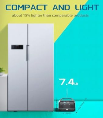 daran neoz-300w portable power station 268.8wh with fast charge