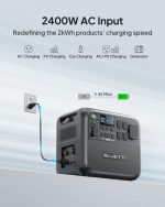 bluetti 2048wh portable power station ac200l lifepo4 battery