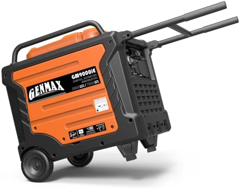 genmax gm9000ie gas inverter generator ultra lightweight