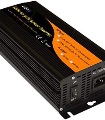 lisos 500w solar grid tie power inverter, pure sine wave