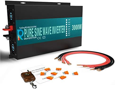 wzrelb 3000w pure sine wave solar power inverter with remote control