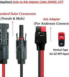 magiktech 10awg 12ft charge cable compatible with anderson adapter