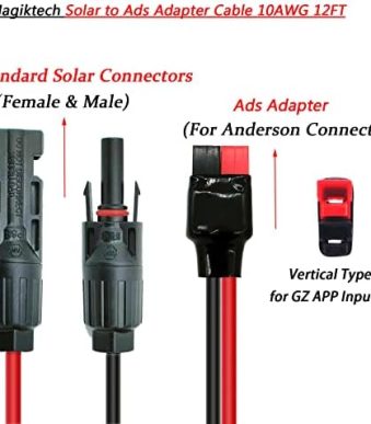 magiktech 10awg 12ft charge cable compatible with anderson adapter