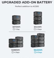 bluetti 3072wh expansion battery b300s lifepo4 power pack