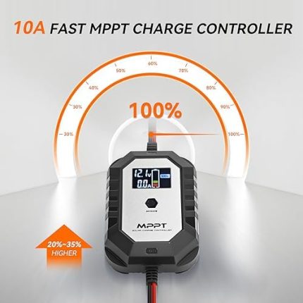 powmr mppt solar charge controller for 12v batteries