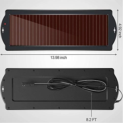 oymsae 12v solar battery charger for automotive and marine