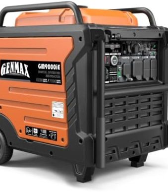 genmax gm9000ie gas inverter generator ultra lightweight