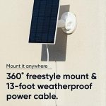 wyze solar panel continuous 2.5w 5v charging for outdoor cam