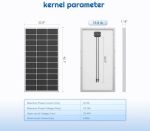 alrska 120w monocrystalline solar panel for rv, marine, off grid