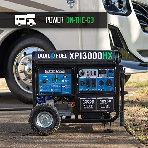 duromax xp13000hx dual fuel portable generator