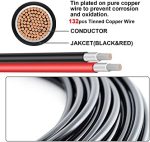geosiry 30ft 8awg solar extension cable with female/male connectors