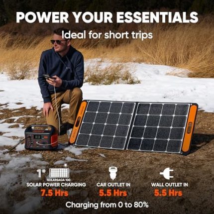 ‎jackery explorer 500 portable power station for outdoor activities