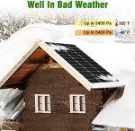 werchtay 100w solar panels 2pcs high-efficiency for off-grid applications