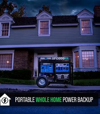duromax xp13000hx dual fuel portable generator