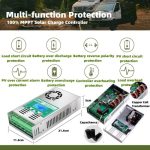 powmr mppt 60a solar charge controller with lcd and software update