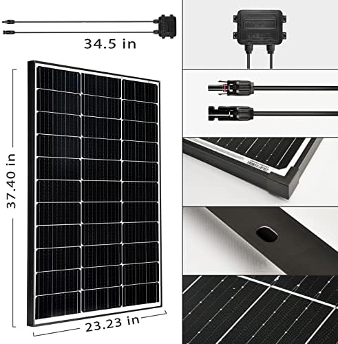megsun high-efficiency 100w solar panels for off-grid applications
