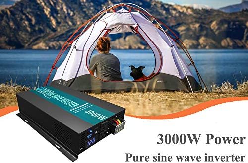 wzrelb 3000w pure sine wave solar power inverter with led display