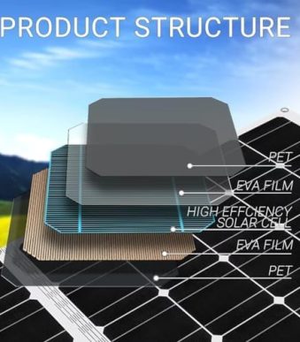 hannahcos 1200w foldable solar panels with charge controller