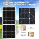 hannahcos 1200w foldable solar panels with charge controller