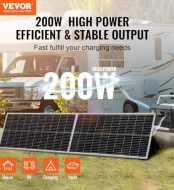 vevor 200w solar panel kit: 23% efficiency, waterproof, off-grid