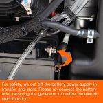 aivolt dual fuel portable inverter generator - 10000w electric start
