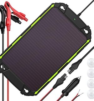 sun energise 5w 12v solar battery charger with smart controller, waterproof