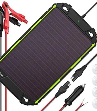 sun energise 5w 12v solar battery charger with smart controller, waterproof