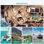 high efficiency 100w solar panel for rv, camping, marine.