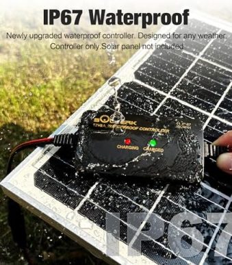 solperk 8a 12v solar charge controller for 12v batteries