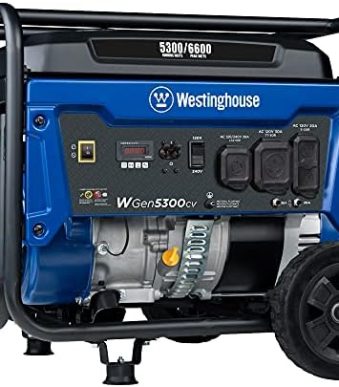 westinghouse 6600 peak watt home backup portable generator