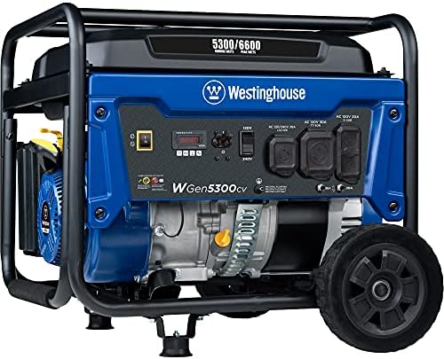 westinghouse 6600 peak watt home backup portable generator