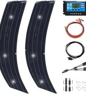 aqwsd 800w solar panel kit with 40a charge controller