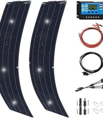 aqwsd 800w solar panel kit with 40a charge controller