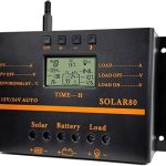 hzre 80a pwm solar charge controller for 12v/24v panels with usb output