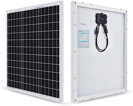 renogy 50w mono solar panel compact design 12v