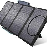 ef ecoflow 160w portable solar panel with adjustable kickstand