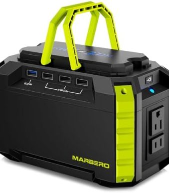 marbero 150wh portable power station for camping and emergencies