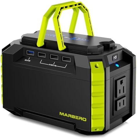 marbero 150wh portable power station for camping and emergencies