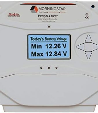 morningstar prostar 40a mppt solar charge controller for 12v/24v batteries