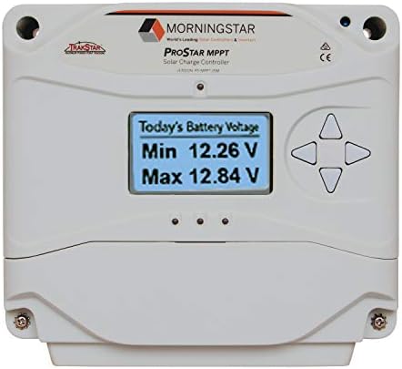 morningstar prostar 40a mppt solar charge controller for 12v/24v batteries