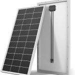 alrska 120w monocrystalline solar panel for rv, marine, off grid