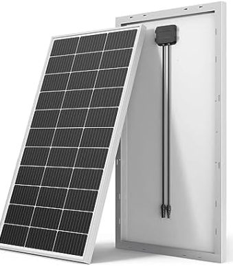 alrska 120w monocrystalline solar panel for rv, marine, off grid