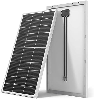 alrska 120w monocrystalline solar panel for rv, marine, off grid