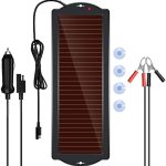 oymsae 12v solar battery charger for automotive and marine