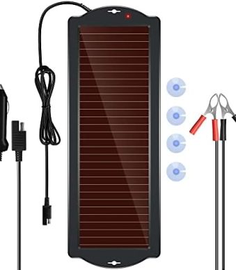 oymsae 12v solar battery charger for automotive and marine
