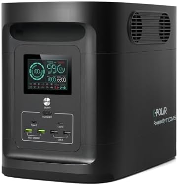 ‎e-polar portable power station 1500w for outdoor and emergency use